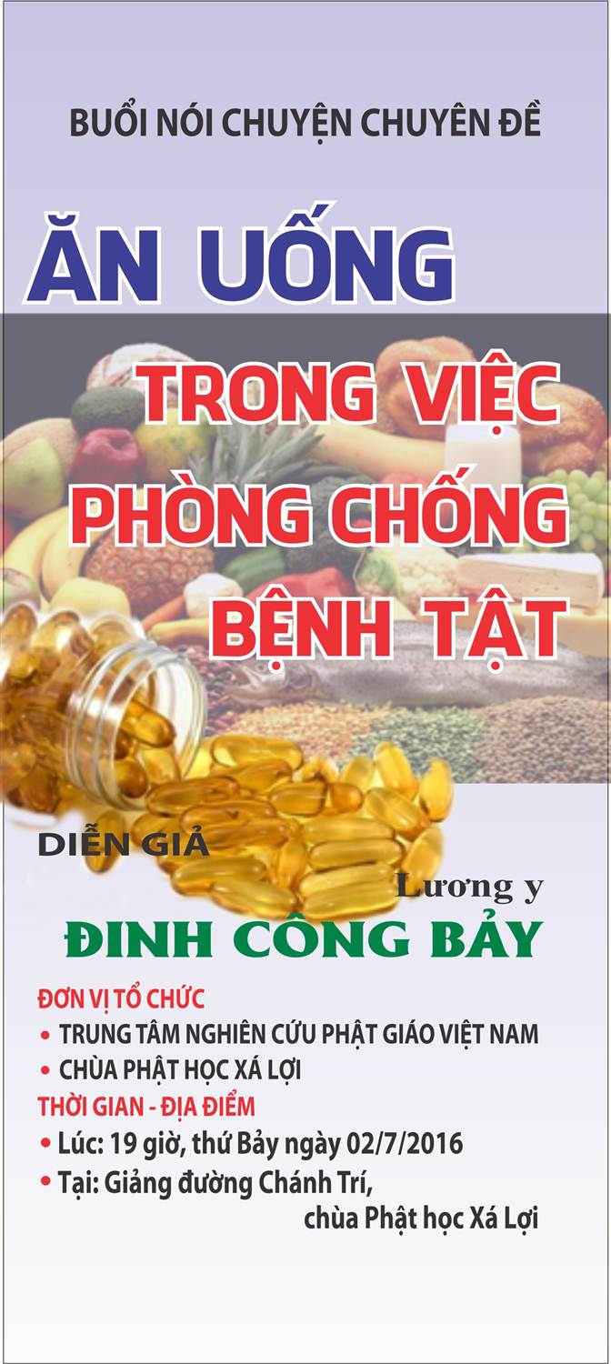 NÓI CHUYỆN CHUYÊN ĐỀ “ĂN UỐNG TRONG VIỆC PHÒNG CHỐNG BỆNH TẬT”