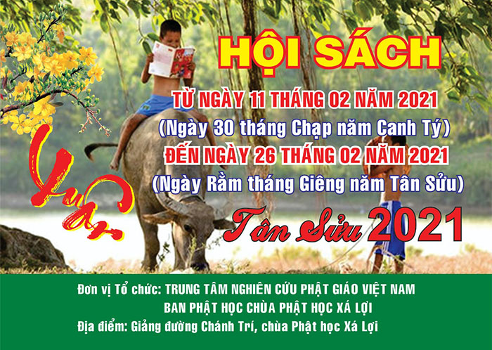 HỘI SÁCH TÂN SỬU 2021 TẠI CHÙA PHẬT HỌC XÁ LỢI