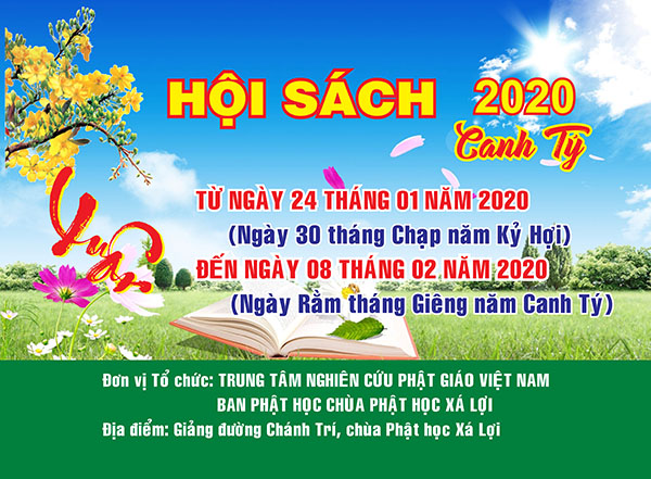 HỘI SÁCH CANH TÝ 2020 TẠI CHÙA PHẬT HỌC XÁ LỢI