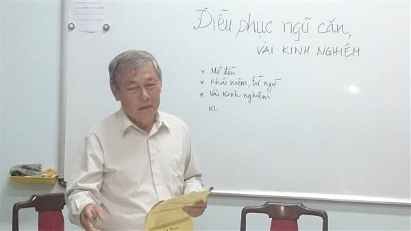 NÓI CHUYỆN CHUYÊN ĐỀ : “ĐIỀU PHỤC NGŨ CĂN, VÀI KINH NGHIỆM”